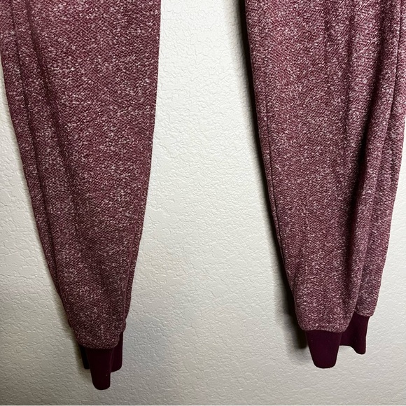 MeUndies French Terry Heather Burgundy Joggers or Sweatpants Size Small - Picture 6 of 15
